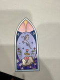 Sticker Stained Glass Dragon