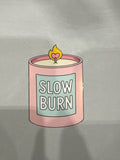 Sticker Slow Burn Candle