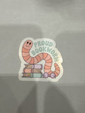Sticker Bookworm
