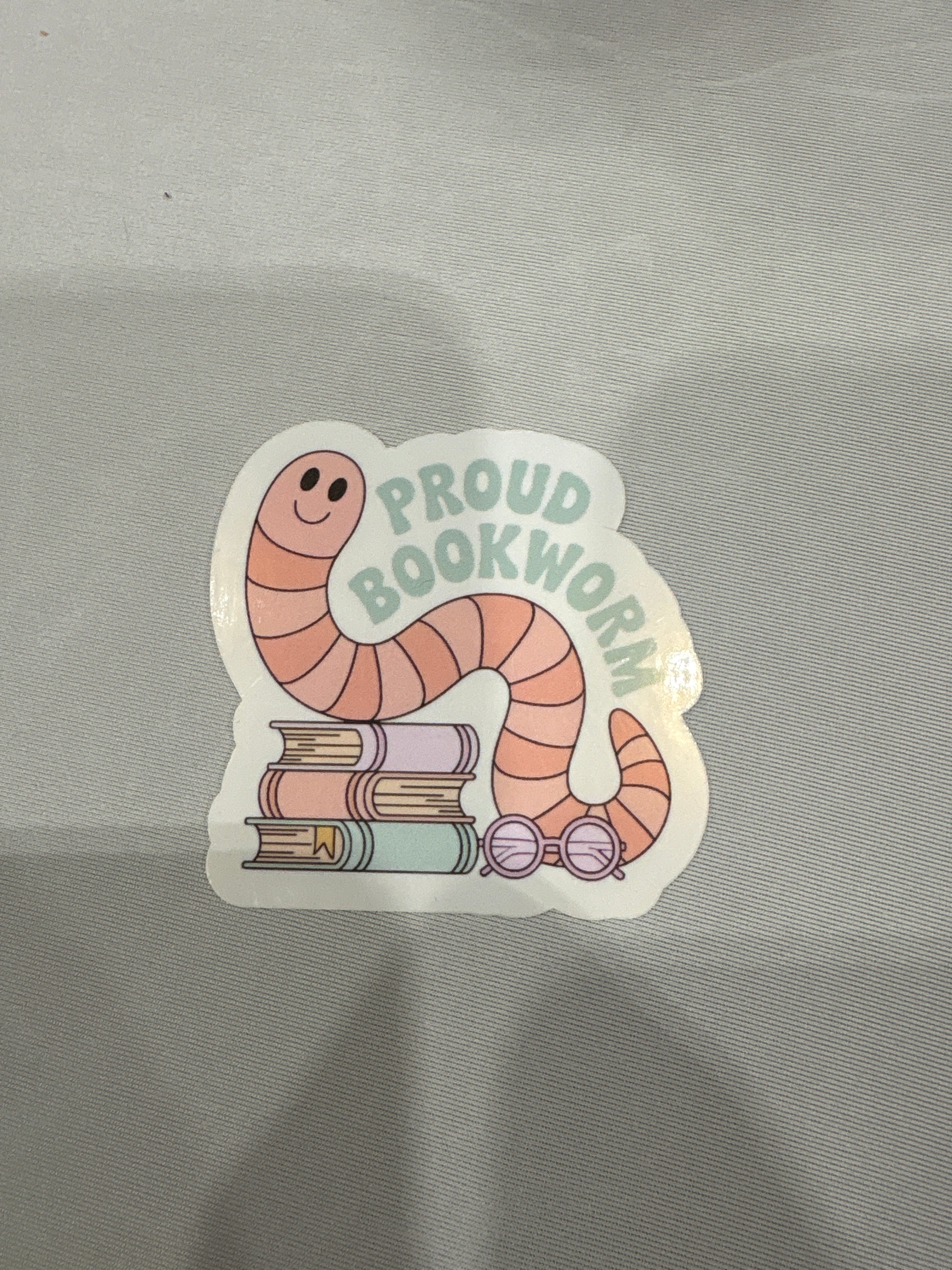 Sticker Bookworm