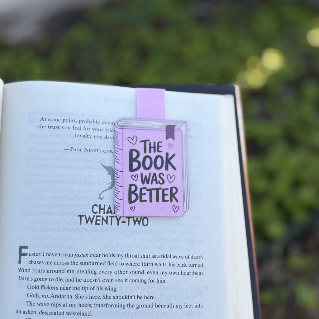 Magnetic Bookmark Book Was Better