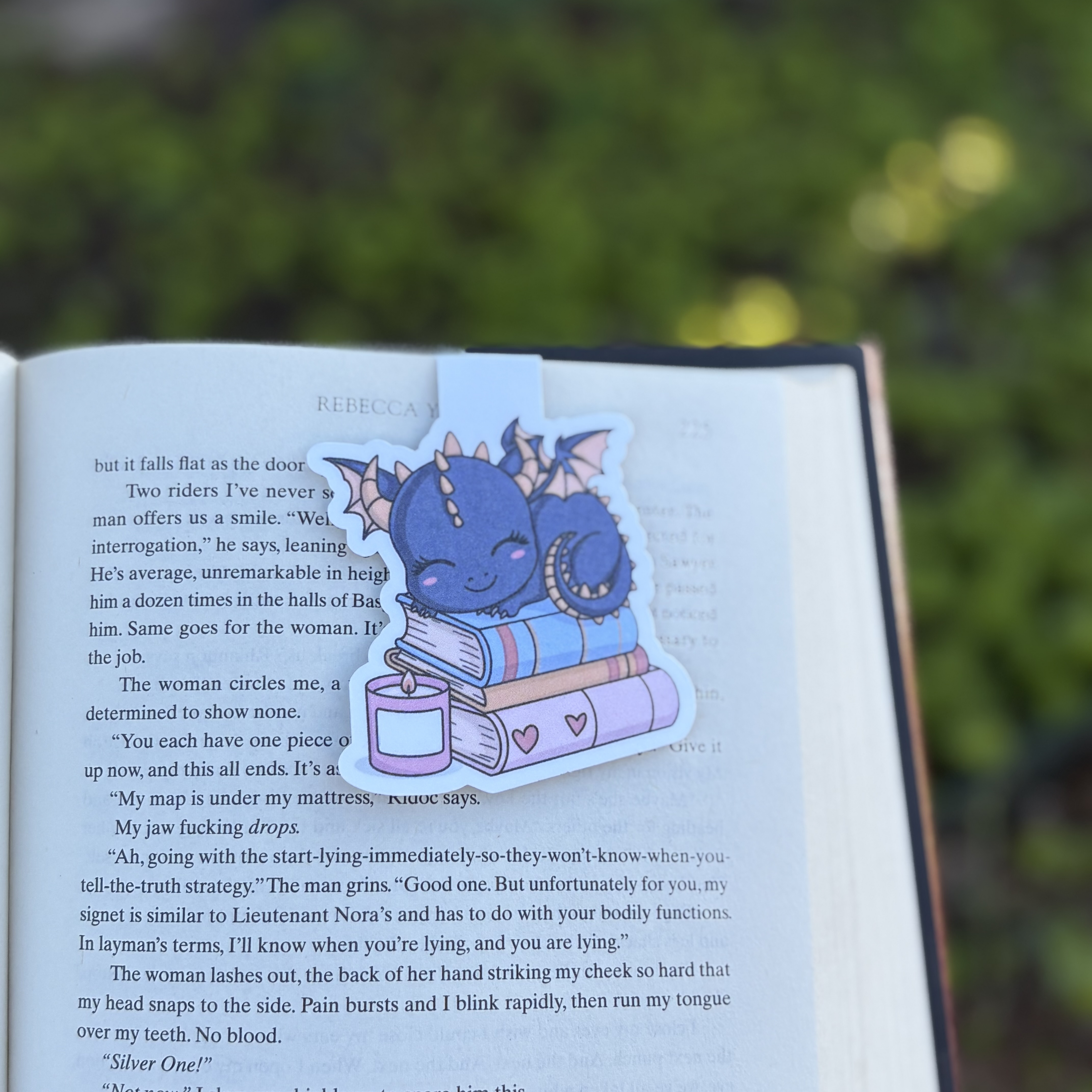 Magnetic Bookmark Book Dragon