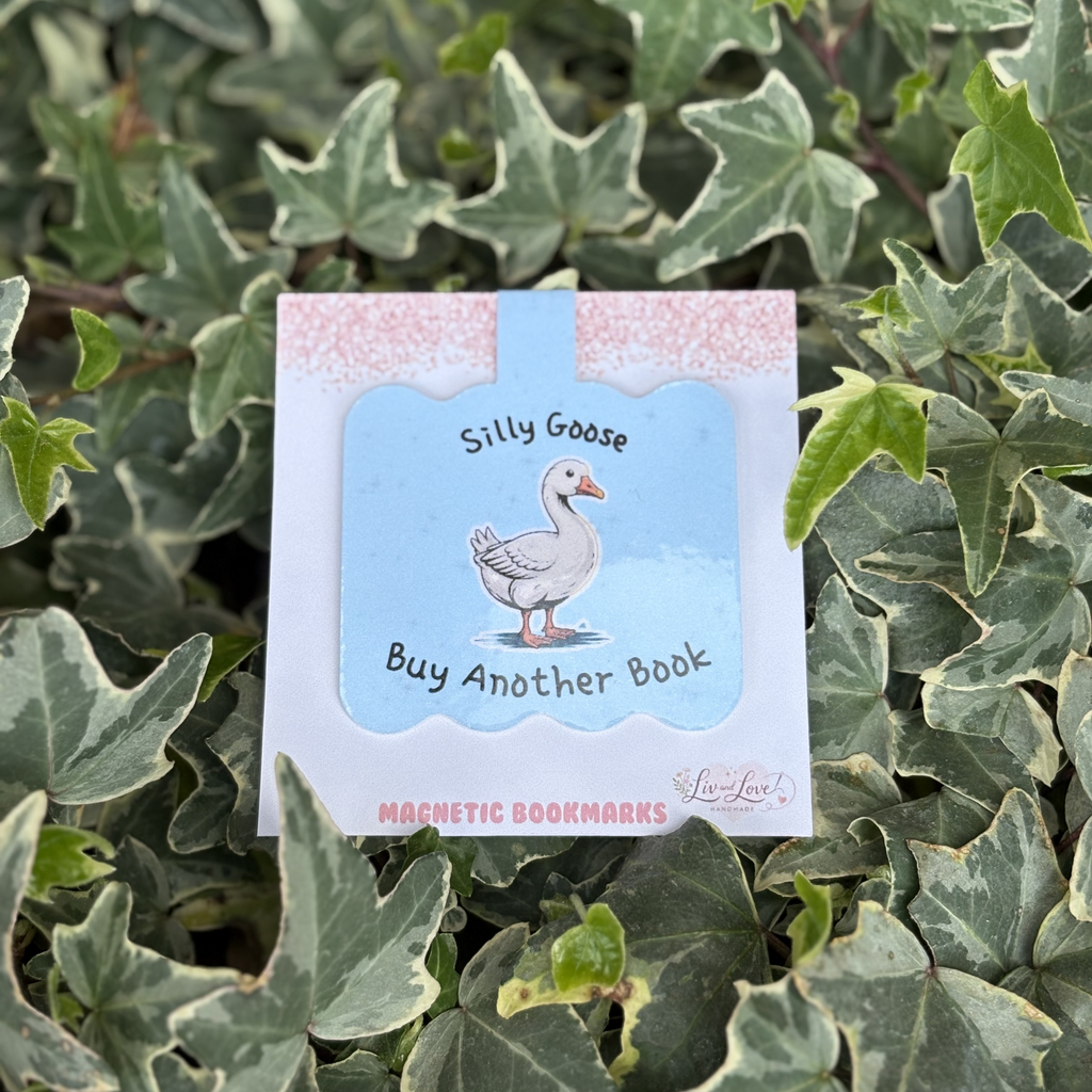 Magnetic Bookmark Silly Goose Book