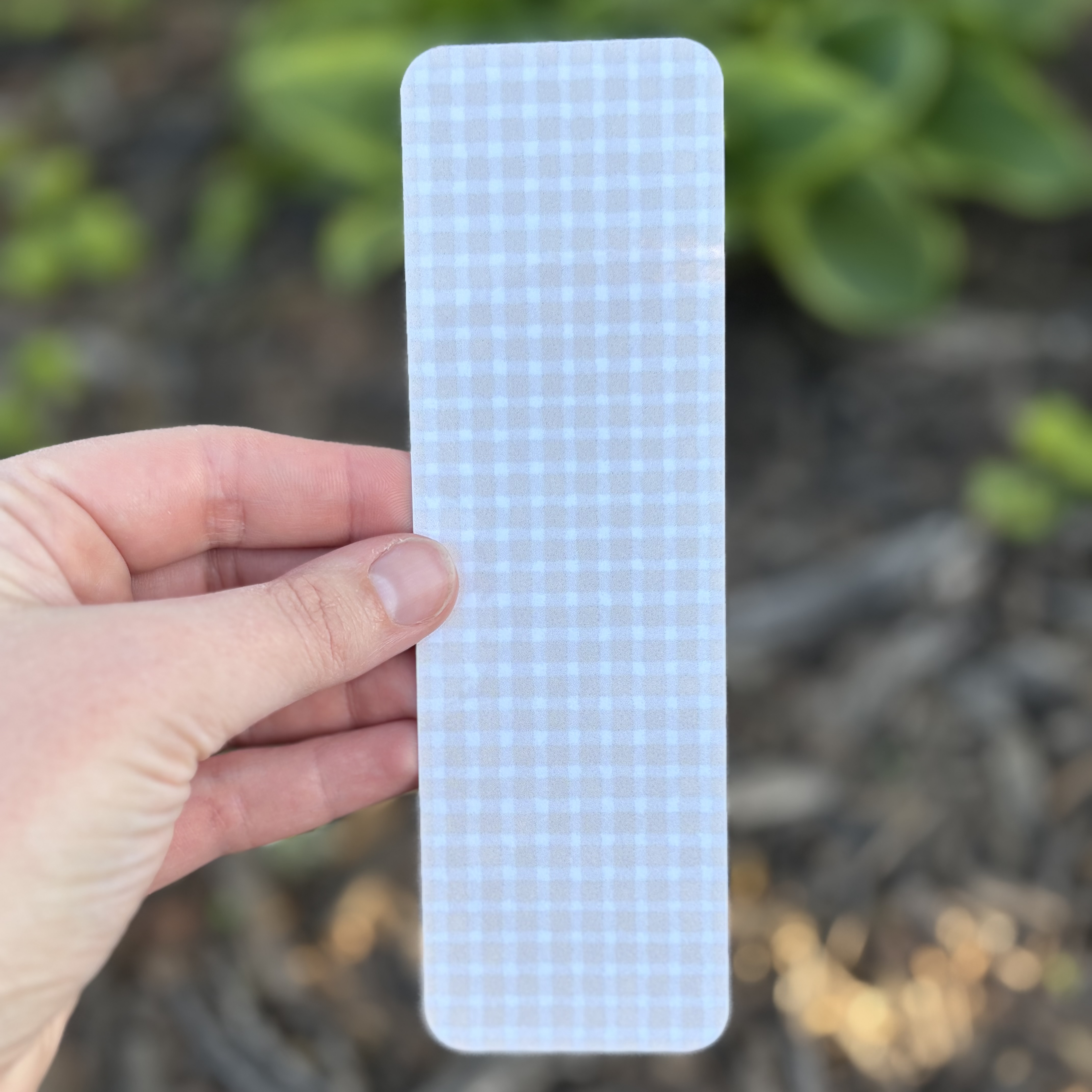Bookmark Tan Gingham