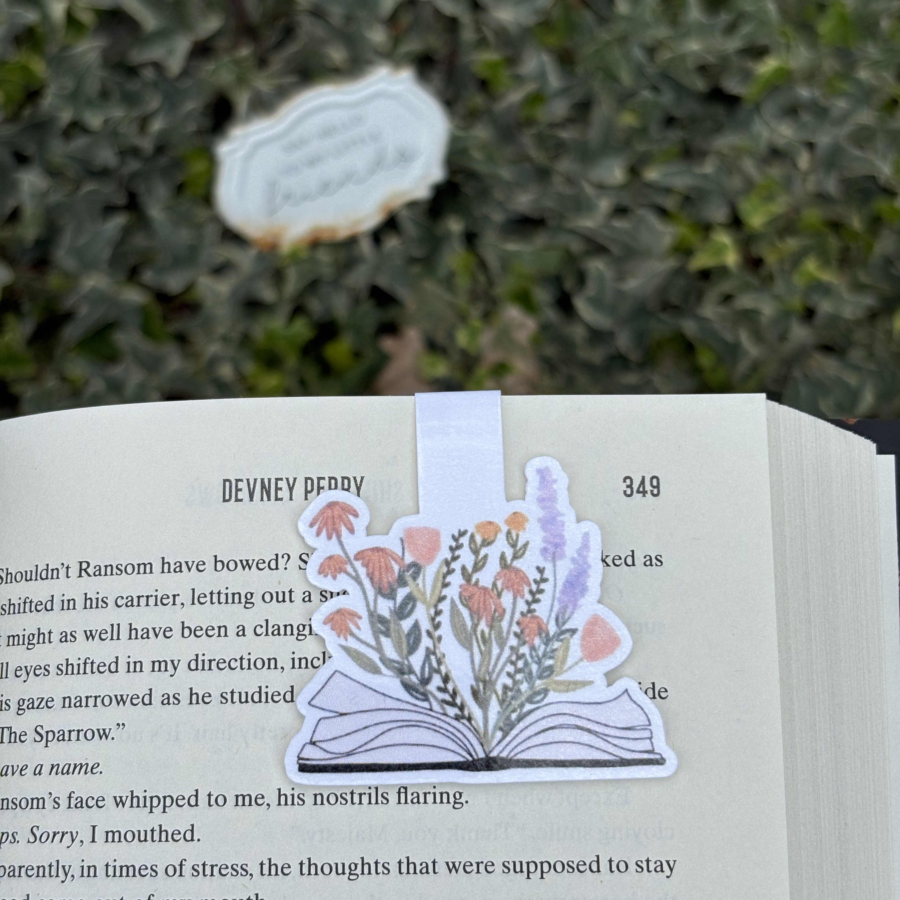 Magnetic Bookmark Wildflowers
