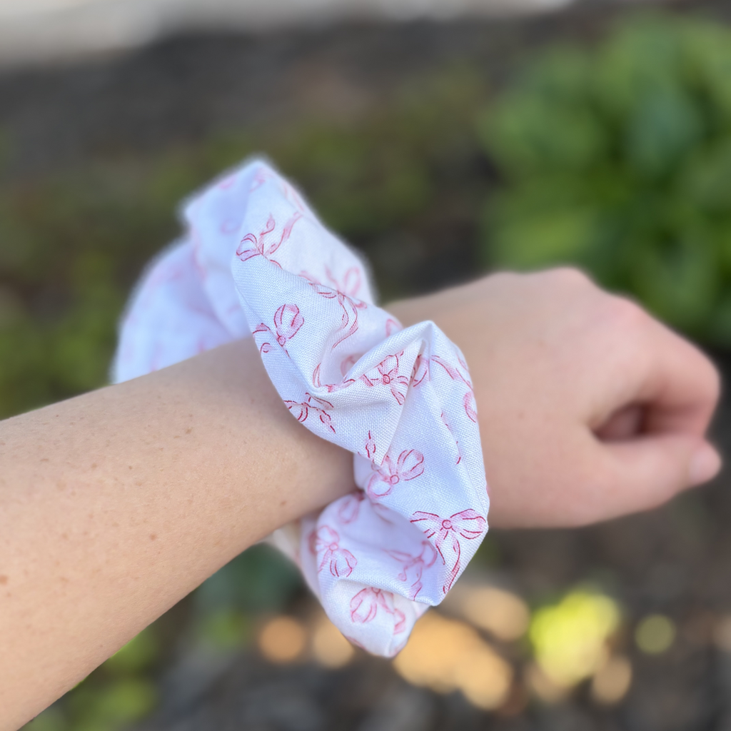 Scrunchie Pink Bows