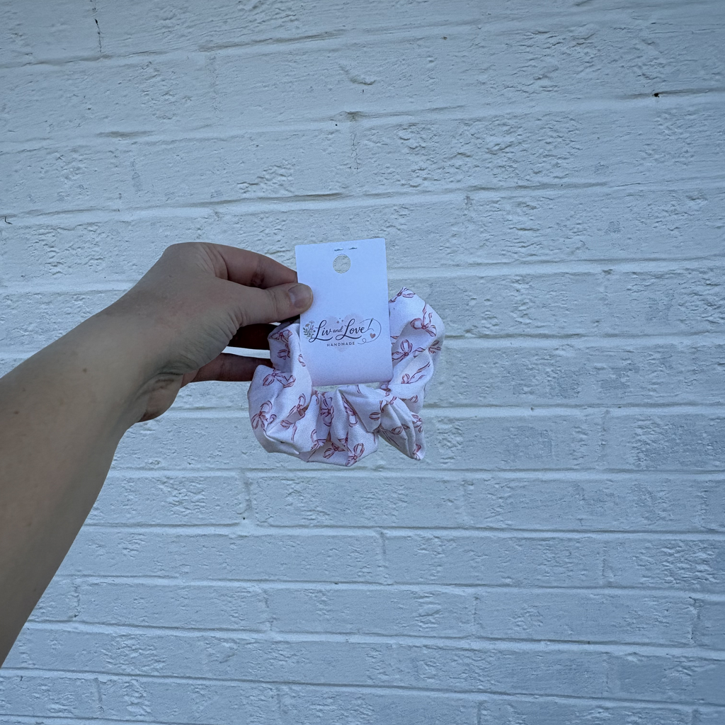 Scrunchie Pink Bows