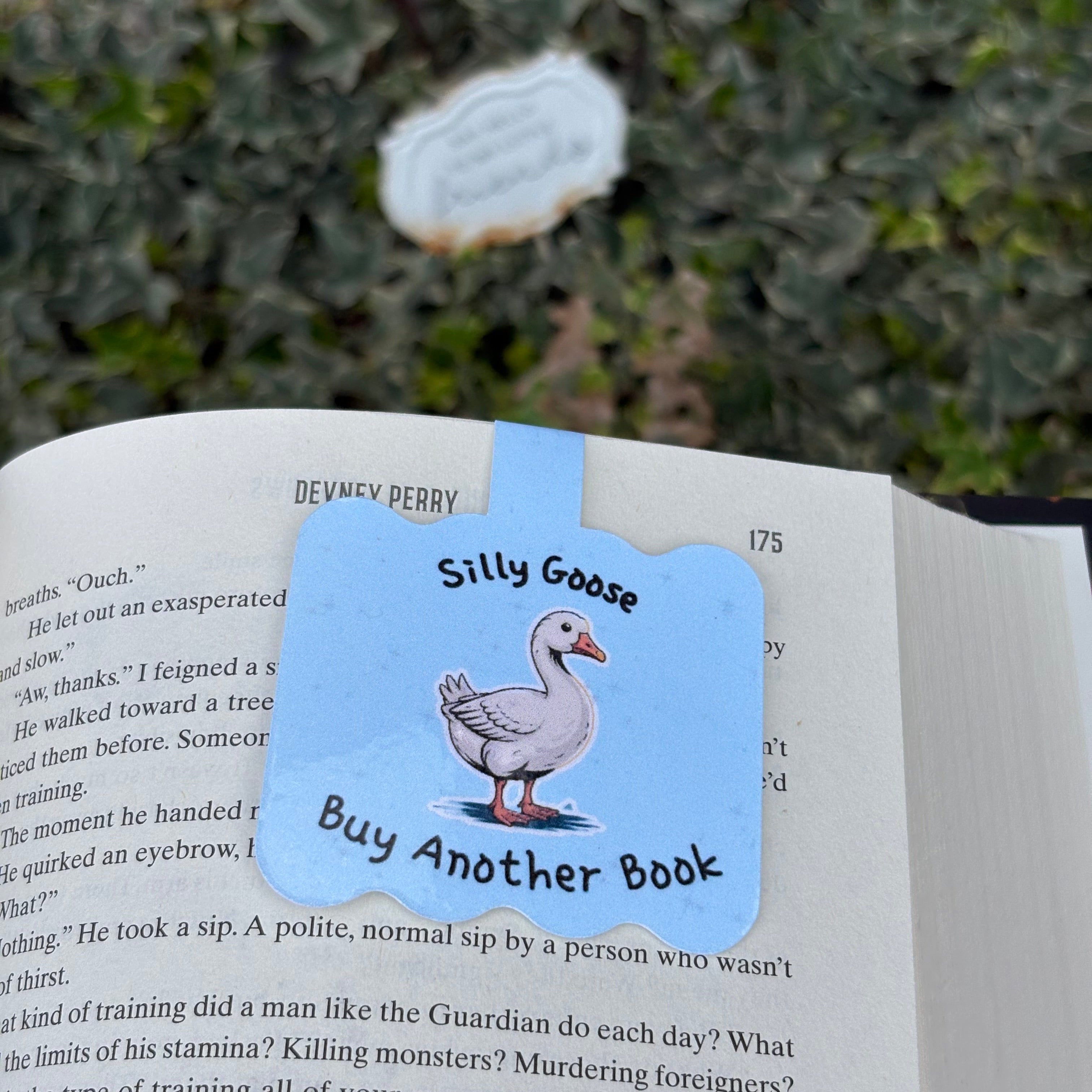 Magnetic Bookmark Silly Goose Book